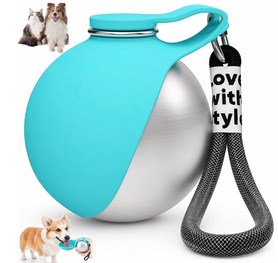 Dogs2Go – Die mobile 2-in-1 Hunde-Trinkflasche